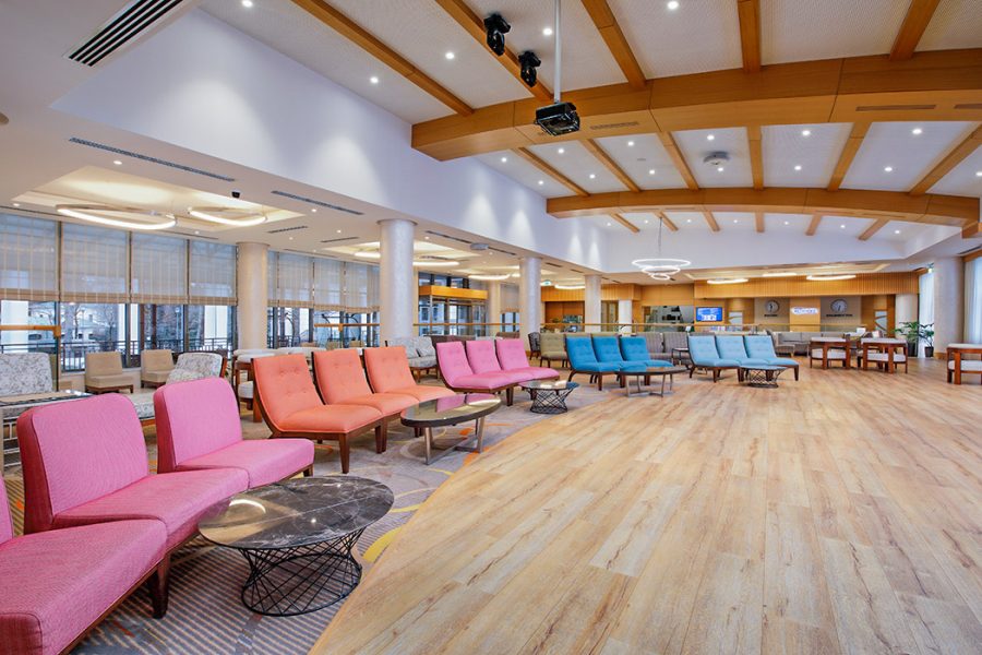 Холл Лобби бара в санатории Источник Ессентуки - фотография