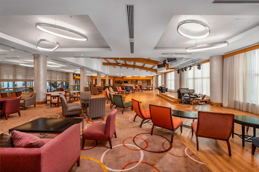 Холл Лобби бара в санатории Источник Ессентуки - фотография