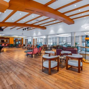 Холл Лобби бара в санатории Источник Ессентуки - фотография