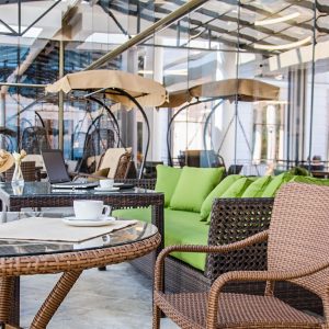 Зона отдыха в санатории Источник Ессентуки - фотография