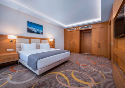 Спальная комната в номере Люкс в санатории Источник Ессентуки - фотография