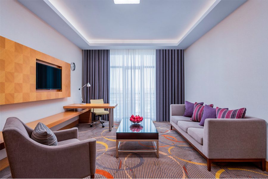 Гостинная в номере «Люкс» в санатории Источник Ессентуки - фотография