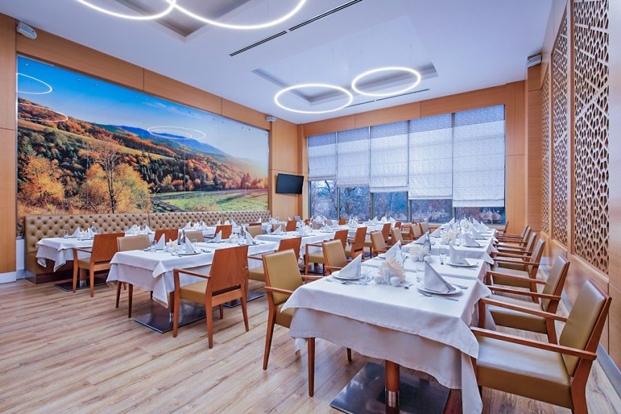 Обеденная зона в санатории Источник Ессентуки - фотография