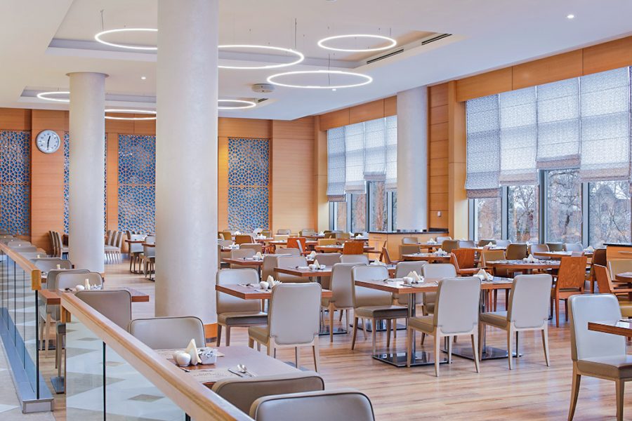 Обеденная зона в санатории Источник Ессентуки - фотография