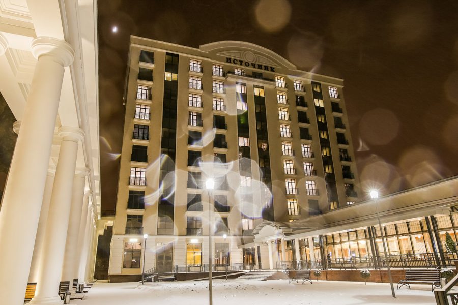 Вид на корпус санатория Источник Ессентуки - фотография