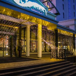 Главный вход санатория Источник Ессентуки - фотография