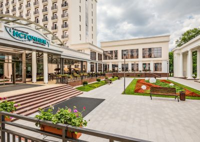 Вид на корпус санатория Источник Ессентуки - фотография