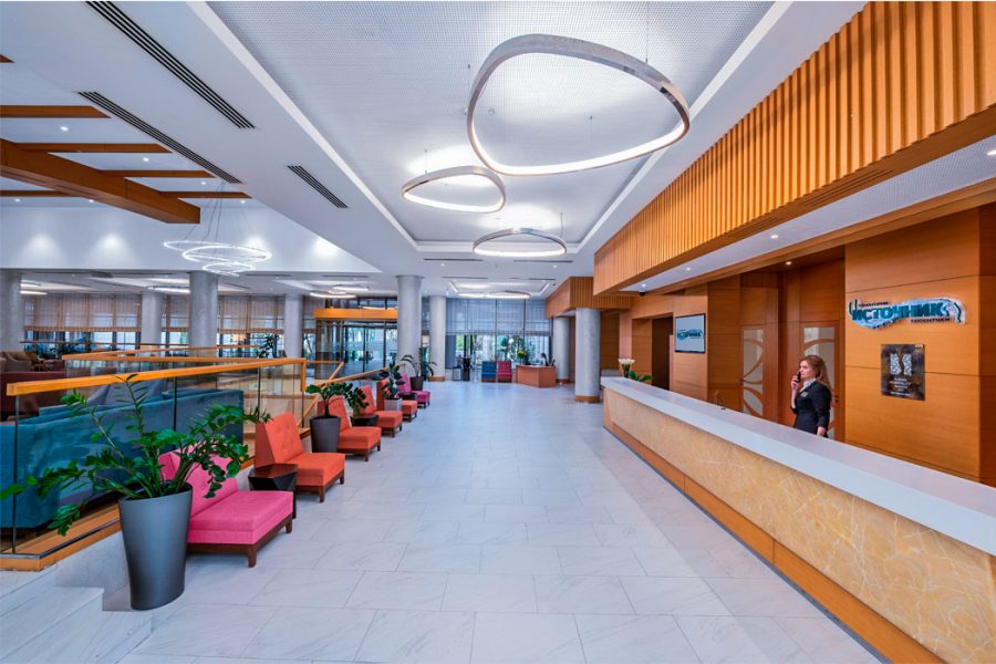 Ресепшен в санатории Источник Ессентуки - фотография